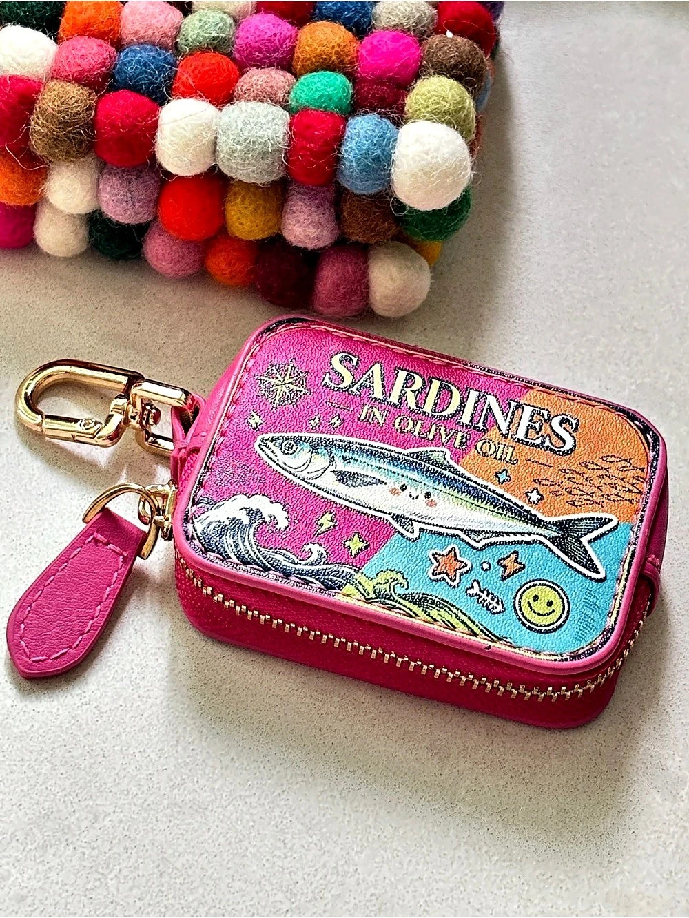 Mini Wallet / Coin Purse — a small and practical wallet for coins, cards, or tin